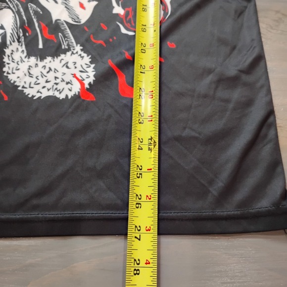 Monkey D Luffy T Shirt Men's Large Black One Piece Anime Graphic Double Sided - Picture 6 of 8